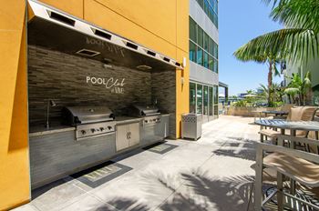 Gourmet bbq grilling stations and picnic areas